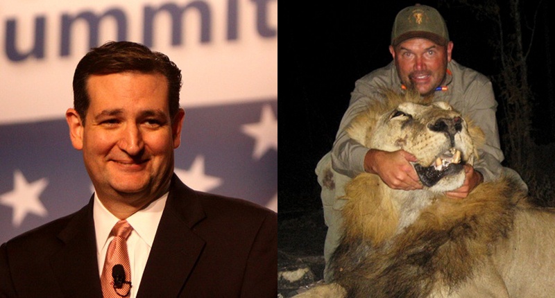 Ted Cruz Taking money from Trophy Hunters